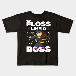 Floss Like A Boss Class Of 2019 Graduation Kids T-Shirt